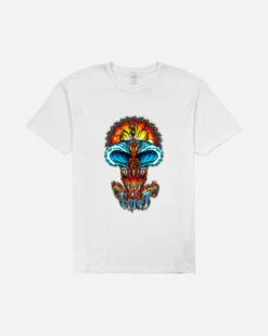 LOST CLOTHING WAVE SKULL TEE (10500886) -surf sale shop 10500886 WHT 56486.1689091251