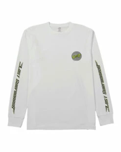 LOST TEAM LONG SLEEVE TEE (10530296) -surf sale shop 10530296 WHT 08893.1684258703