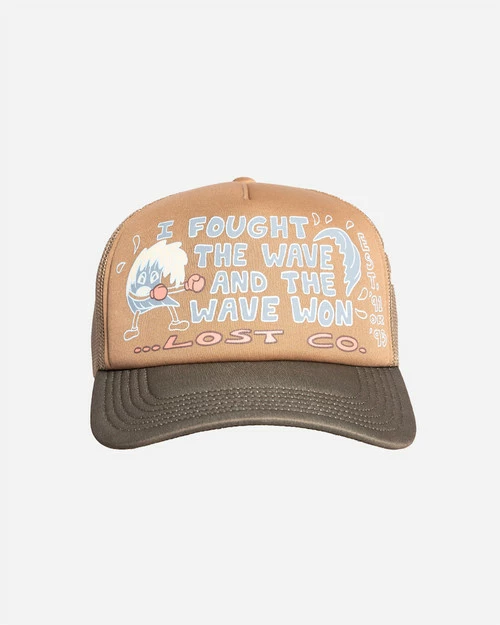 LOST CLOTHING WAVE FIGHTER TRUCKER HAT(10900779) 1 LOST CLOTHING WAVE FIGHTER TRUCKER HAT(10900779)