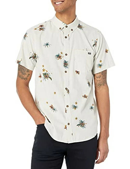 Billabong Men's Classic Sundays Woven Short Sleeve Short Sleeve Shirt 3 Billabong Men's Classic Sundays Woven Short Sleeve Short Sleeve Shirt - Image 3
