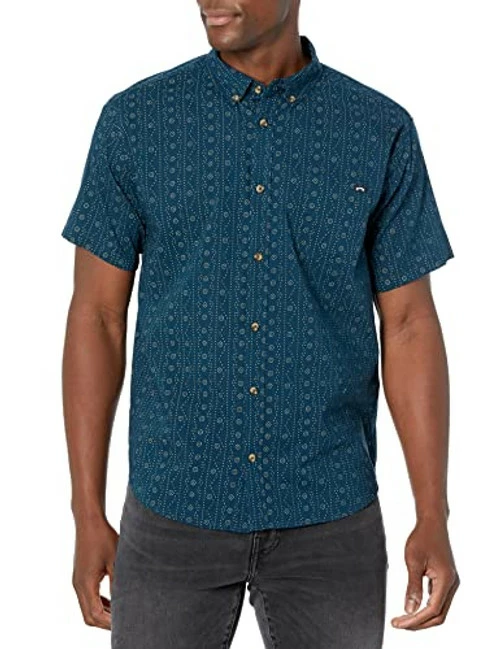 Billabong Men's Classic Sundays Woven Short Sleeve Short Sleeve Shirt 1 Billabong Men's Classic Sundays Woven Short Sleeve Short Sleeve Shirt