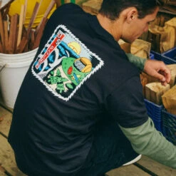 DARK SEAS X POLER NORTHWEST PREMIUM T-SHIRT -surf sale shop 304400356P BLK 3 88825.1680541324