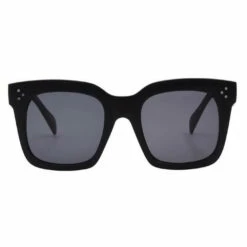 I-SEA WOMEN'S SUNGLASSES - WAVERLY (MATTE BLACK/SMOKE POLARIZED)