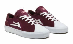 LAKAI FLACO II SHOES (MS4220112A00) -surf sale shop FLACO II BURGUNDY WHITE SUEDE MS4220112A00 BUWHS 02 1200x.jpg 81890.1684433839