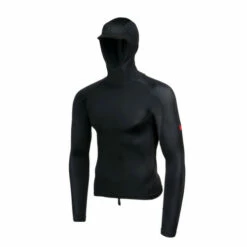 FLORENCE MARINE X LONG SLEEVE HOODED RASHGUARD(FMSS00030-BLK)