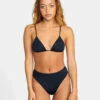 RVCA SOLID HIGH RISE CHEEKY BOTTOM(EX)