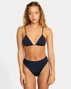 RVCA SOLID HIGH RISE CHEEKY BOTTOM(EX)