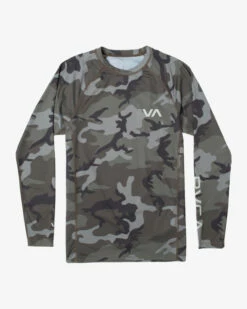 RVCA LONGSLEEVE RASHGUARD(EX) -surf sale shop avywr00119 rvca2Cf cam frt1 38150.1694016205