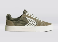 CARIUMA CATIBA PRO BURNT SAND/ CAMO MEN'S SHOE -surf sale shop catiba pro camouflage ivory canvas sneaker.slideshow1 07064.1674596400