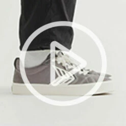 CARIUMA CATIBA PRO GREY SUEDE MEN'S SHOE -surf sale shop catiba pro mystic grey contrast stitch sneaker canvas men.video .slideshow 80533.1674596226