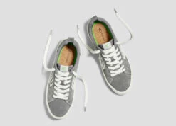 CARIUMA CATIBA PRO GREY SUEDE MEN'S SHOE -surf sale shop catiba pro mystic grey contrast stitch sneaker canvas.slideshow5 93738.1674596225