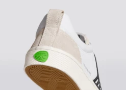 CARIUMA CATIBA PRO WHITE MEN' SHOE -surf sale shop catiba pro white premium leather black sneaker.slideshow4 50947.1674596315