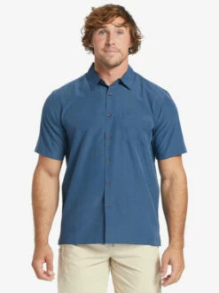 QUIKSILVER WATERMAN CENTINELE SHORT SLEEVE SHIRT -surf sale shop eqmwt03150 quiksilver2Cw bsl1 frt1 02027.1674491947