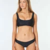 RIP CURL CLASSIC SURF ECO CROP BIKINI TOP (EX)