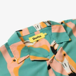 DUVIN FLOCK BUTTONUP (SSB20009PNK) -surf sale shop flock buttonup 01373.1690472250