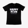 DUVIN HAPPY HOUR TEE (DMT17005BLK)
