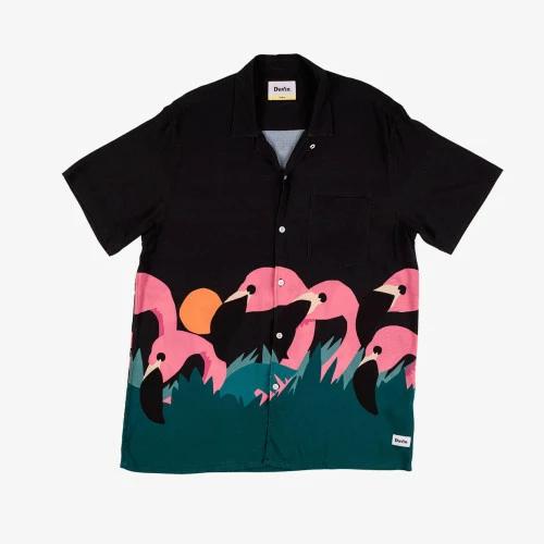 DUVIN MINGO BUTTONUP (SSB18002BLK) 1 DUVIN MINGO BUTTONUP (SSB18002BLK)