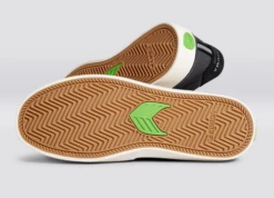 CARIUMA NAIOCA PRO JET BLACK SUEDE MEN'S SHOE -surf sale shop naioca skate off black ivory suede sneaker.slideshow2 13947.1674596478