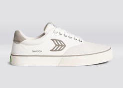 CARIUMA NAIOCA PRO VINTAGE WHITE WOMEN'S SHOE -surf sale shop naioca skate off white vintage grey logo sneaker.slideshow1 00b59bdd aad5 44c9 acdb 340197d6a39b 73080.1674596497