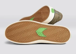 CARIUMA NAIOCA BURNT SAND SUEDE MEN'S SHOE -surf sale shop naioca skate sand ivory logo sneaker.slideshow2 83713.1674596501