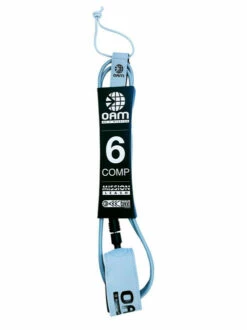 OAM 6'0 COMP MISSION ULTRALIGHT LEASH 7 OAM 6'0 COMP MISSION ULTRALIGHT LEASH -surf sale shop oam mission leash 6 comp grey front 99134.1675878686