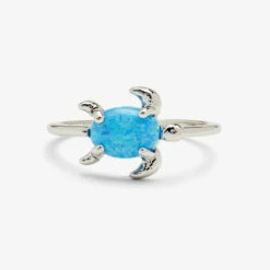 PURA VIDA OPAL SEA TURTLE RING (10JERG1153)