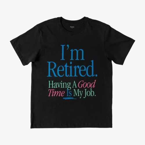 DUVIN RETIRED TEE (DMT20006BLK) 1 DUVIN RETIRED TEE (DMT20006BLK)