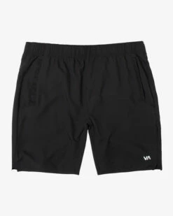 RVCA MEN'S YOGGER IV SHORT (EX) -surf sale shop v2091ygr rvca2Cf blk frt1 71784.1694015610