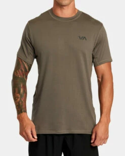 RVCA MEN'S SPORT VENT SS (EX) -surf sale shop v9021rsv rvca2Cw msh frt1 18659.1694015575