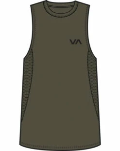 RVCA SPORT VENT TEE (EX) -surf sale shop v9031rst rvca2Cf olv frt1 00401.1695245808