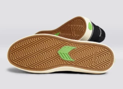 CARIUMA VALLELY BLACK SEUDE MEN'S SHOE -surf sale shop vallely skate black ivory cordura suede sneaker.slideshow2 31849.1674596348