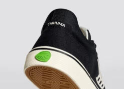 CARIUMA VALLELY BLACK SEUDE MEN'S SHOE -surf sale shop vallely skate black ivory cordura suede sneaker.slideshow4 32708.1674596348