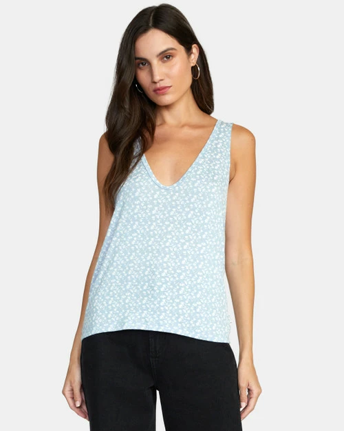 RVCA WOMEN'S MINTED TANK TOP (EX) 4 RVCA WOMEN'S MINTED TANK TOP (EX) - Image 4